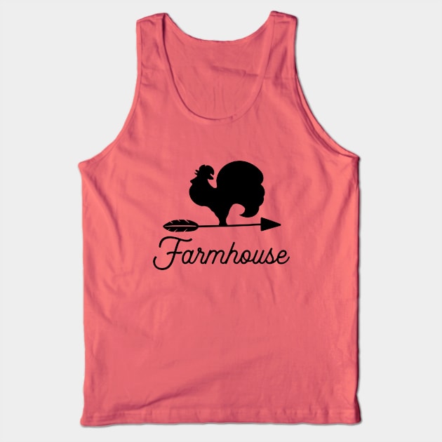 Home Series: Farmhouse Weather Vane Tank Top by Jarecrow 